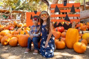 Kids at Pumpkin Patch