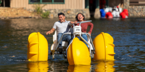 paddle boat rentals at irvine park