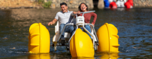 paddle boat at irvine park rentals