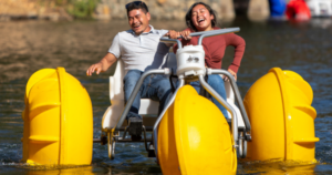 paddle boat at irvine park rentals