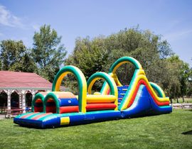 Obstacle course bounce house