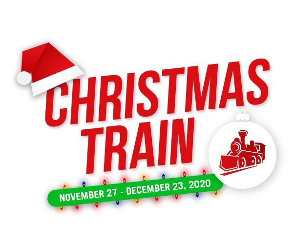 Irvine Park Railroad's Christmas Train is one of the 2020 Holiday events in Los Angeles and Southern California for kids and Los Angeles - fun things to do for families from Christmas lights to drive-through experiences, we've got the mega list of open holiday events in LA and SoCal.