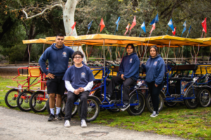 Bike & paddle boat employees