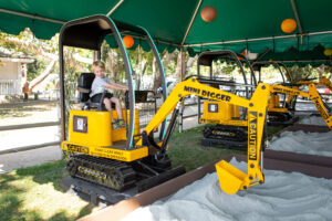 Mini Diggers at Irvine Park Railroad