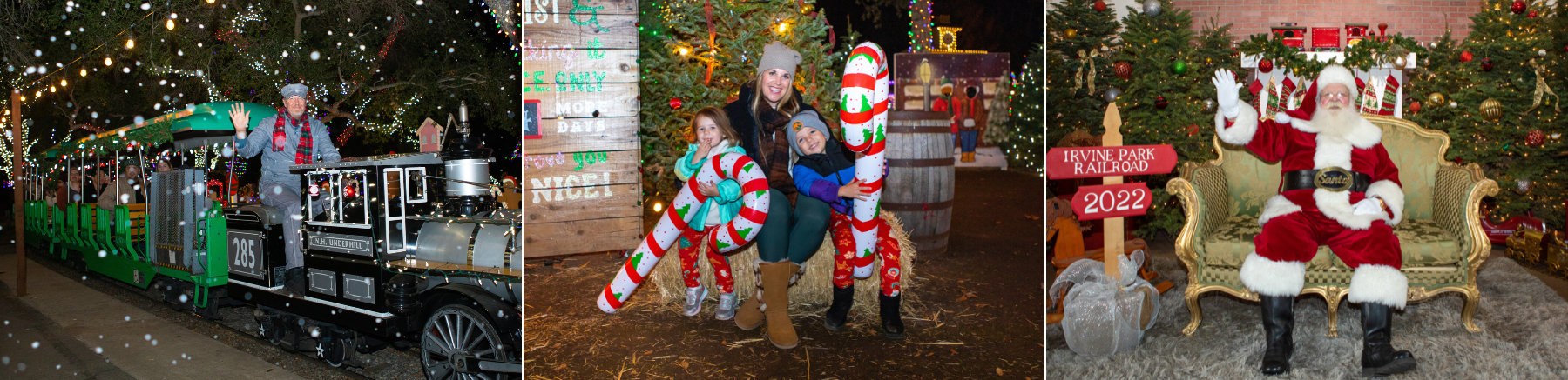 holiday events at irvine park railroad