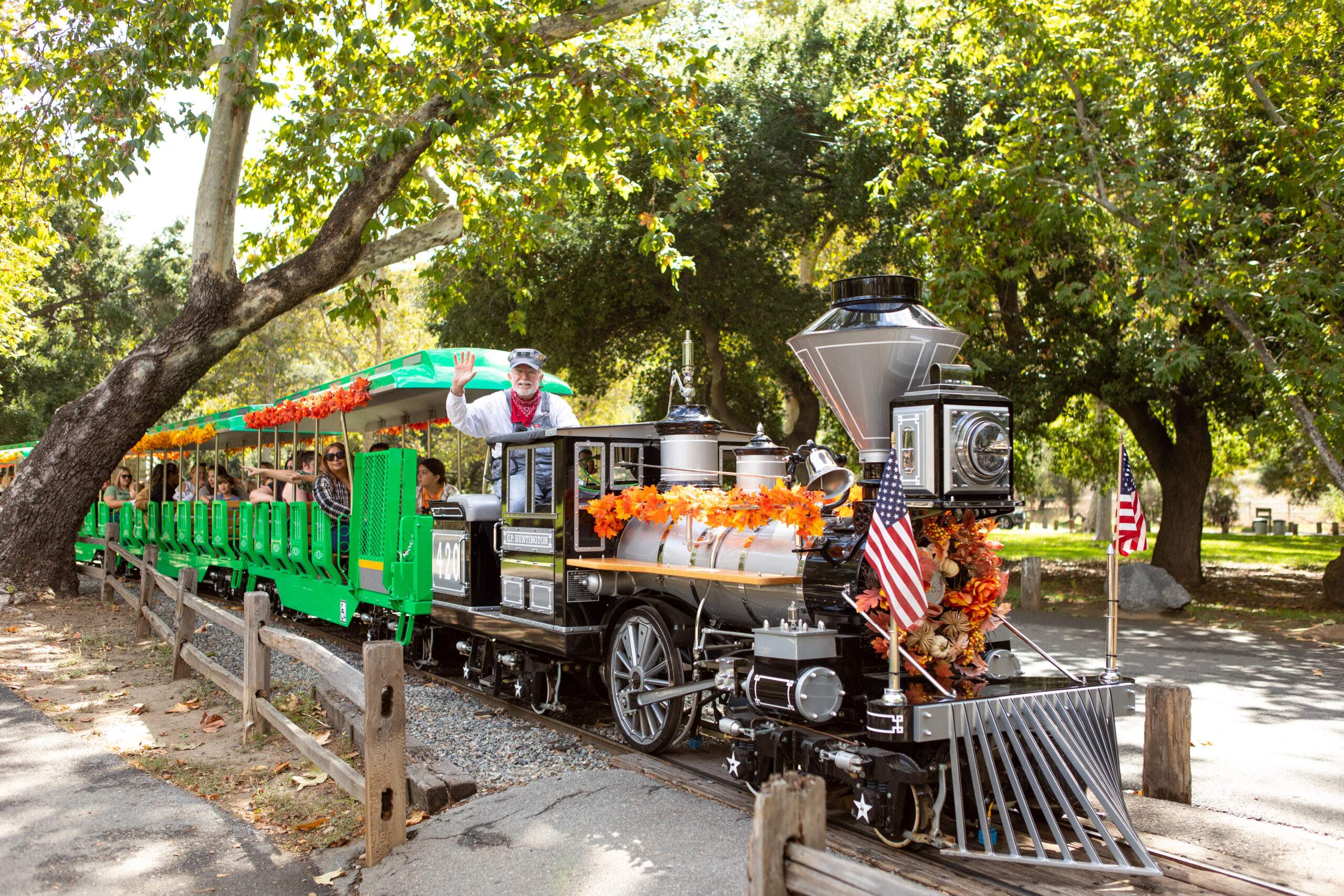 pumpkin patch at irvine park railroad