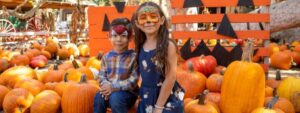 Kids at Pumpkin Patch