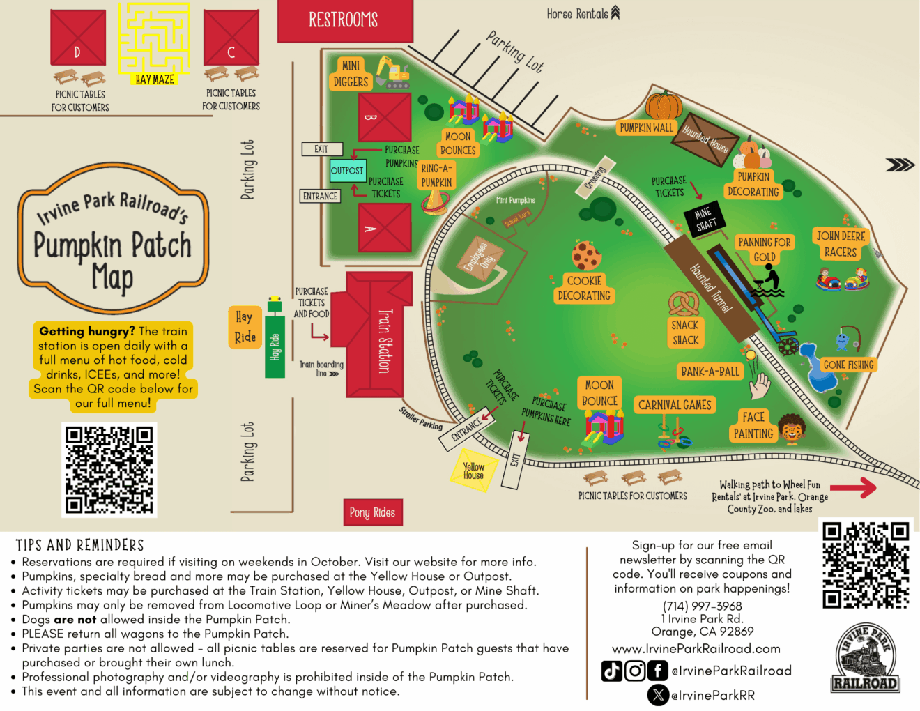 Pumpkin Patch Map 2025