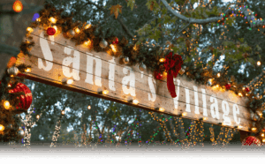 Sign to Santa's Village