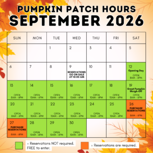 Reservation dates for Pumpkin Patch 2026 (1)